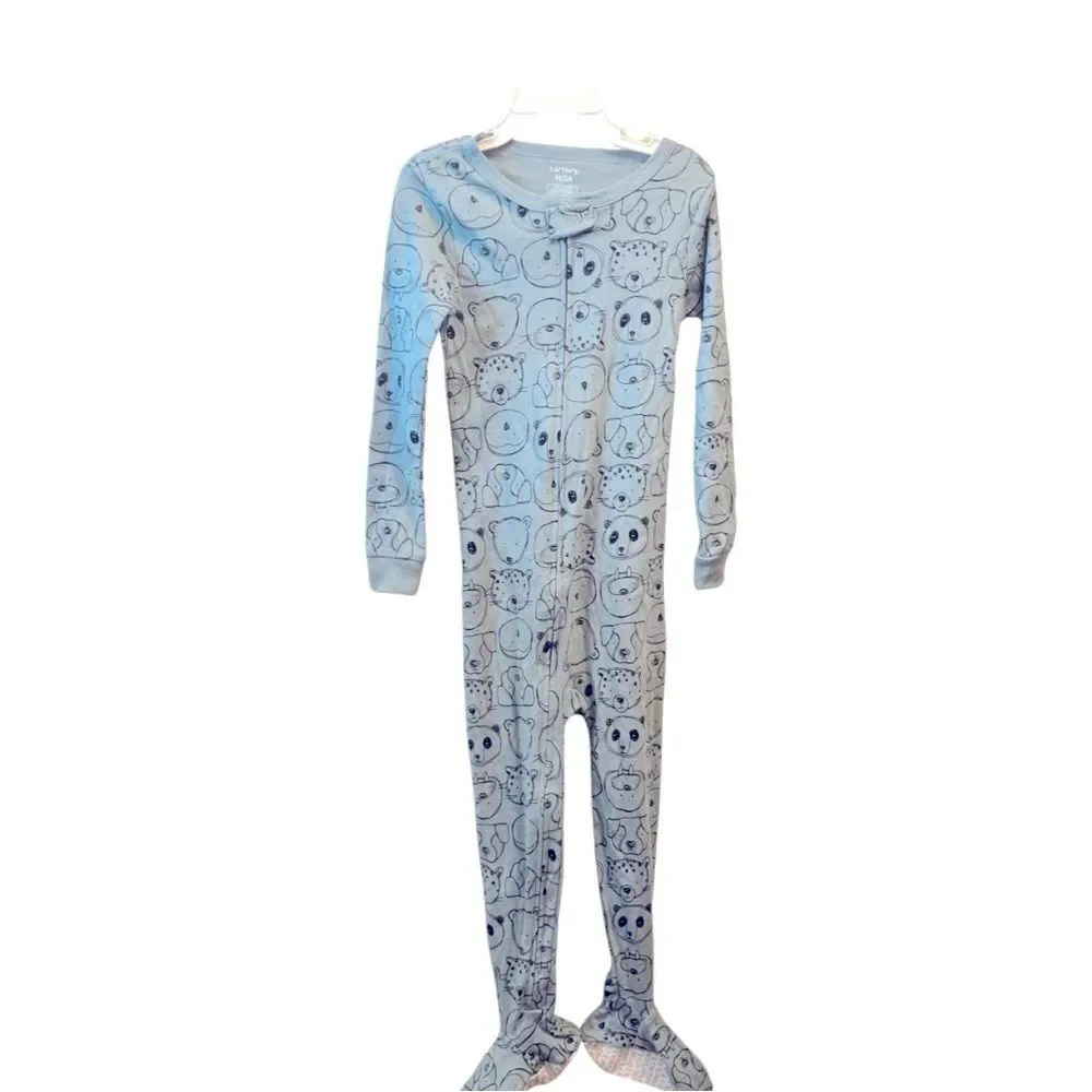 Carter's Toddler Boys 1-Piece Footed Pajama Animal print multiple sizes NWT